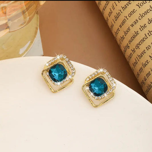 Blue crystal white diamond earnings