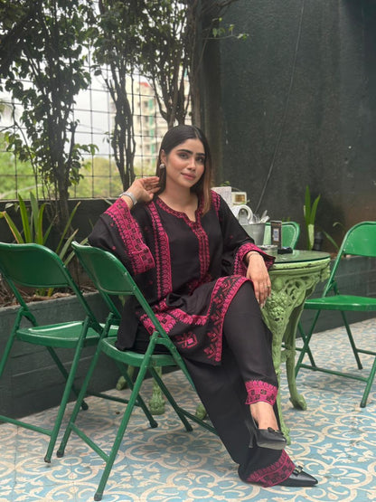 LUNA THREAD CO-ORD SET WITH DUPPATA