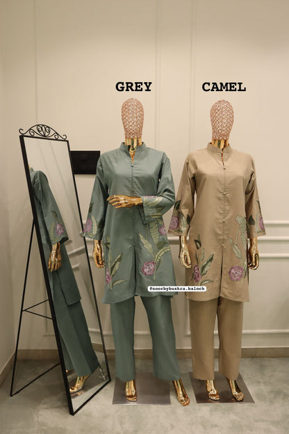 Rose Garden Embroidered Set